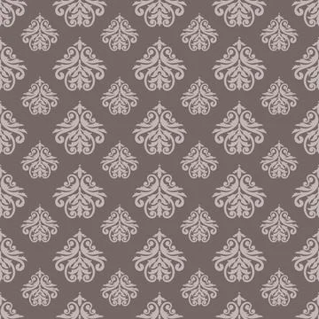 Vector damask seamless pattern Stock Illustration