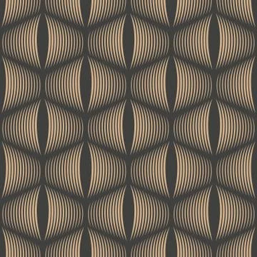 Vector damask seamless retro pattern background geometry curve cross frame li Illustrazione stock