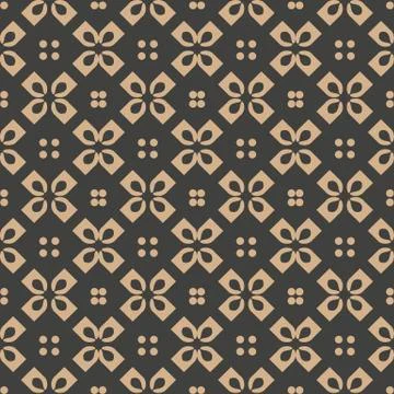 Vector damask seamless retro pattern background geometry check cross frame fl イラスト素材