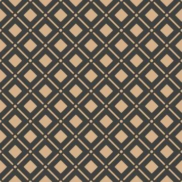 Vector damask seamless retro pattern background check geometry frame line Stock Illustration