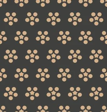 Vector damask seamless retro pattern background round geometry, cross flower 스톡 일러스트