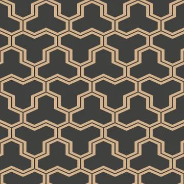 Vector damask seamless retro pattern background polygon geometry cross frame  스톡 일러스트