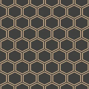 Vector damask seamless retro pattern background polygon geometry cross honeyc Stock Illustration