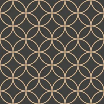Vector damask seamless retro pattern background geometry cross round frame ch Illustrazione stock