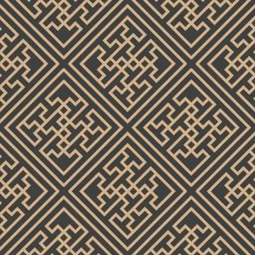 Vector damask seamless retro pattern background oriental spiral check cross l 스톡 일러스트