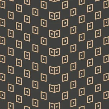 Vector damask seamless retro pattern background check dot geometry cross wave Stock Illustration