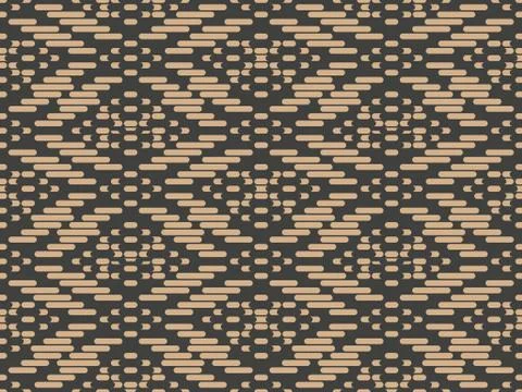 Vector damask seamless retro pattern background check geometry stitch cross f Stock-Illustration