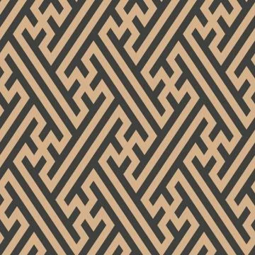 Vector damask seamless retro pattern background polygon oriental geometry cro 스톡 일러스트