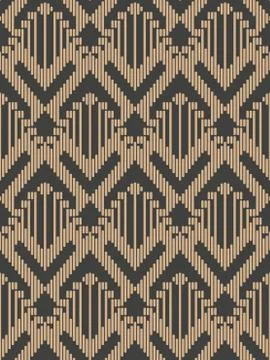 Vector damask seamless retro pattern background rhomb geometry check stitch c Illustrazione stock