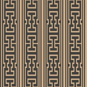 Vector damask seamless retro pattern background oriental geometry polygon cro Illustrazione stock