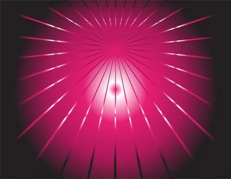 Vector dark background and pink ray Stock Illustration