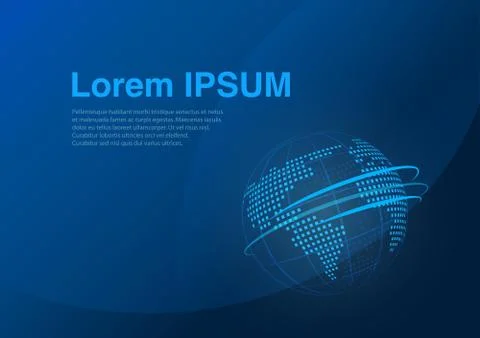 Vector dark blue corporate extremely stylish background template. Illustrazione stock