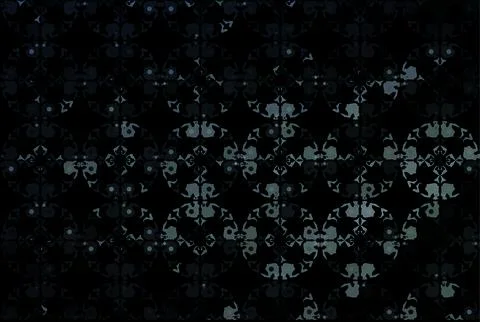 Vector dark damask seamless pattern background. Elegant luxury texture for .. Illustrazione stock