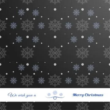 Vector dark gray gradient poster for Happy New Year holidays and Merry Christ Stock Illustration