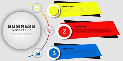 Vector data visualization infographic elements Stock-Illustration