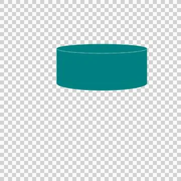Vector Database Icon - Teal Cylinder Data Storage Graphic Stockillustratie
