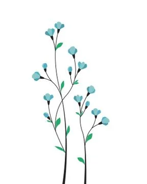 Vector decoration of flowers Stock Illustration