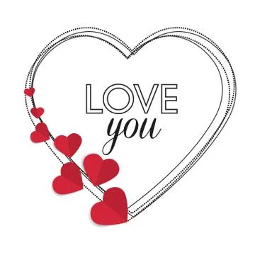 Vector decoration heart Stock Illustration