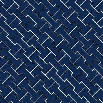 Vector decorative background - simple seamless geometric pattern イラスト素材