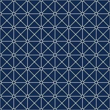 Vector decorative background - simple seamless gepmetric pattern Stockillustratie