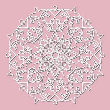 Vector decorative element mandala. Stock Illustration