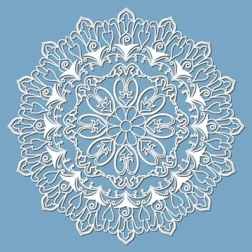 Vector decorative element mandala. Stock Illustration