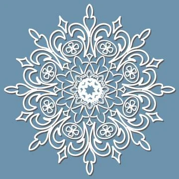 Vector decorative element mandala. Stock Illustration