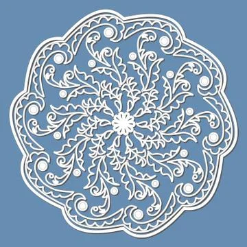 Vector decorative element mandala. Stock Illustration