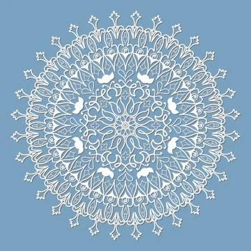 Vector decorative element mandala. Stock Illustration