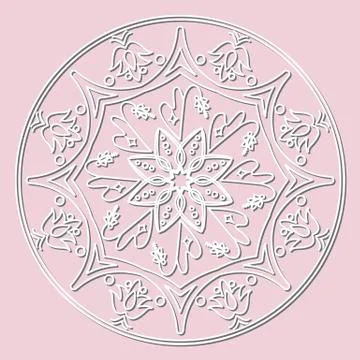 Vector decorative element mandala. Stock Illustration
