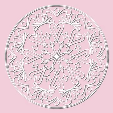 Vector decorative element mandala. Stock Illustration
