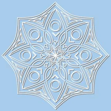 Vector decorative element mandala. Stock Illustration