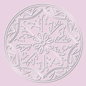 Vector decorative element mandala. Stock Illustration