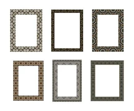 Vector decorative frame. Elegant element for design template, place for text. Stock Illustration