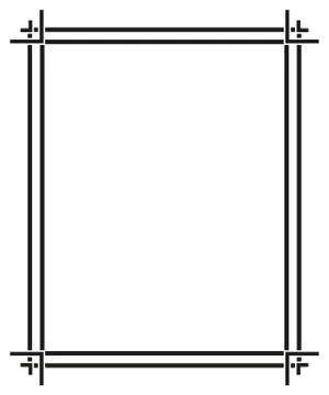 Vector decorative frame. Elegant element for design template, place for text. Stock Illustration