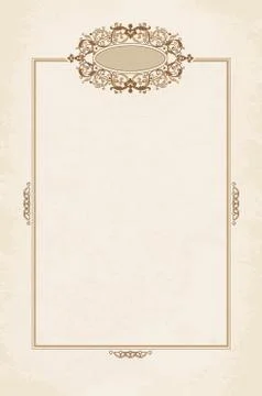 Vector decorative frame Stock-Illustration