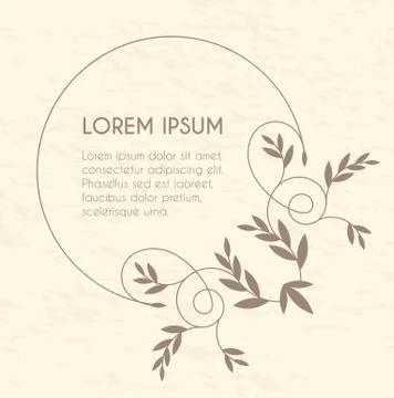 Vector Decorative Frame Illustrazione stock