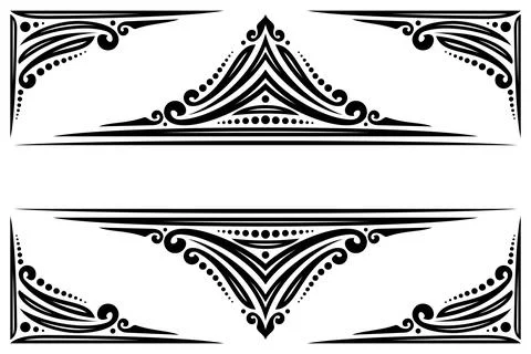 Vector decorative Frame Stock Illustration