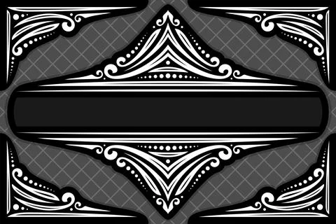 Vector decorative Frame Illustrazione stock