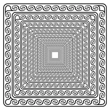 Vector decorative frames Illustrazione stock