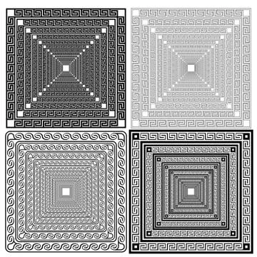 Vector decorative frames Stock Illustration