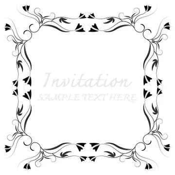 Vector decorative frames Stock Illustration