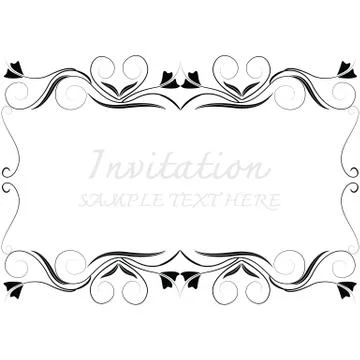 Vector decorative frames Stock Illustration