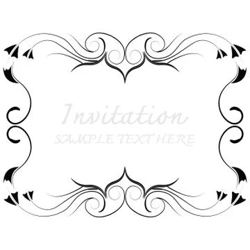 Vector decorative frames Stock Illustration