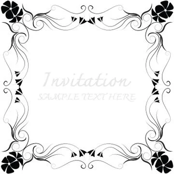 Vector decorative frames イラスト素材