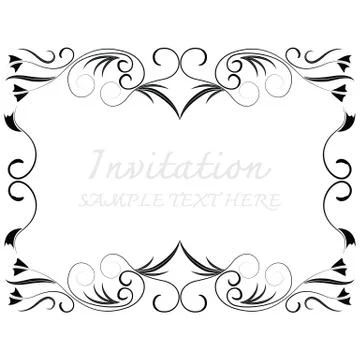 Vector decorative frames Illustrazione stock