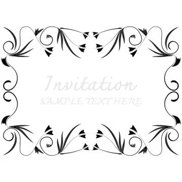 Vector decorative frames Illustrazione stock