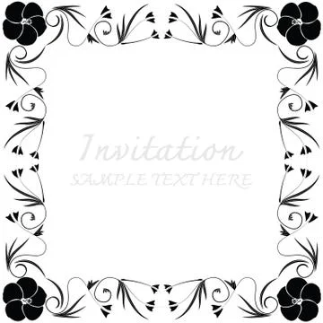 Vector decorative frames Stock Illustration