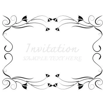 Vector decorative frames Stock Illustration