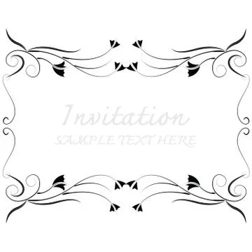 Vector decorative frames 스톡 일러스트